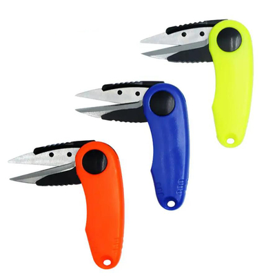 1PCS Multi-function Mini Fishing Portable Plastic Scissors Line Cutter Fishing Gear Fishing Equipmen