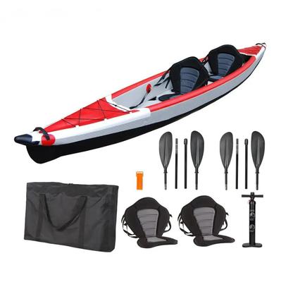 Hot Kayak Customizable Pattern and Logo Adult Kayak Boat Customization Plastic 2 Person Pvc with Ped