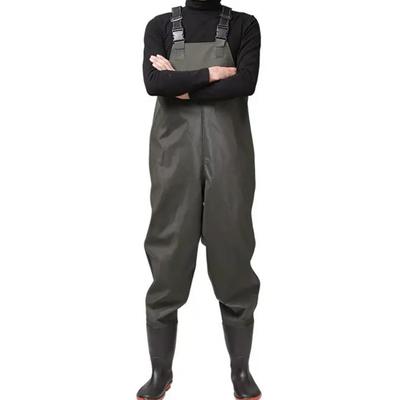 Waterproof Breathable Chest Wader Hunting Fishing heavy duty rubber boots