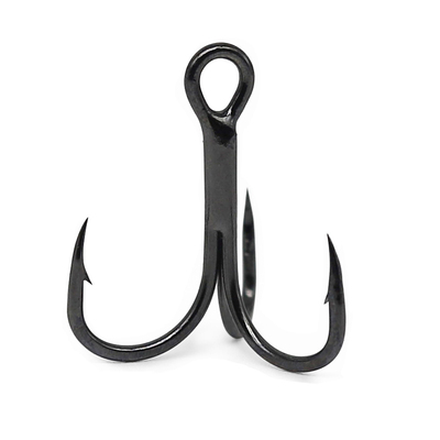 Super Strong Japan quality 3X Strengthen Treble Hook Lure Fishing Hook Wholesale Black Nickle 3X Tre