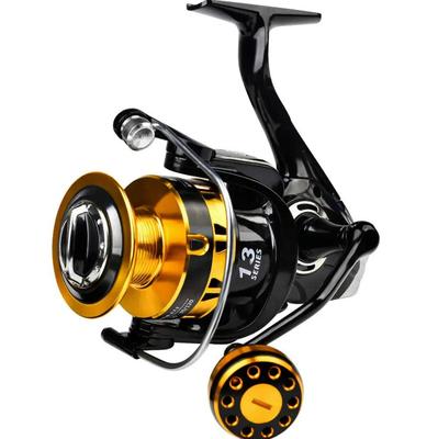 Golden Black Full Metal Handle 1000-7000 Series Stream Ocean River Surf Raft Spinning Fishing Reel