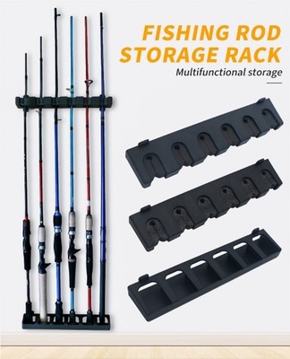 Fishing Rod Storage Rack Wall Mounted