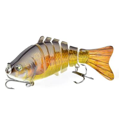 Fishing Gear Artificial Bait ABS Plastic 7 sections Type Hard Fishing Lures