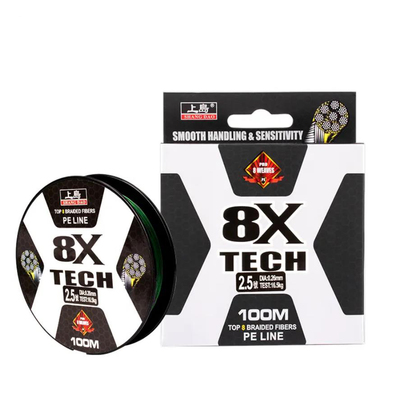 8X Multi-fiament 100m 8 Strand Braided Fishing Line 100 Meter 8X Fishing Lines Japan PE Fishing Line