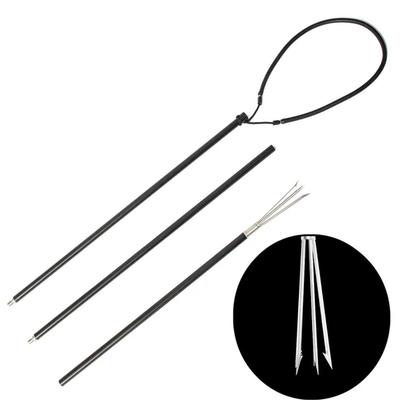 Spearfishing Aluminum Sling Pole Spear 5 Tips Set
