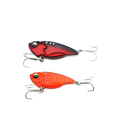 Vib Metal Hard Lure Bionic Artificial Bait Vib Hard Lure With Double Hook