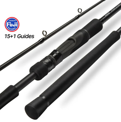 Reel seat 15-60g shore jigging fishing rod 3m spinning rod 2.7m sea bass rods for bonito