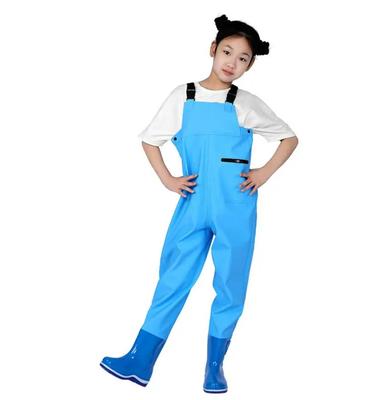 Breathable Fishing Waders Waterproof Youth Wader Boots Light Weight Chest Children Waders For Kids
