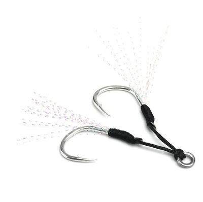 Saltwater Jigging Fishing Lure Double Assist Hook for Metal Jig