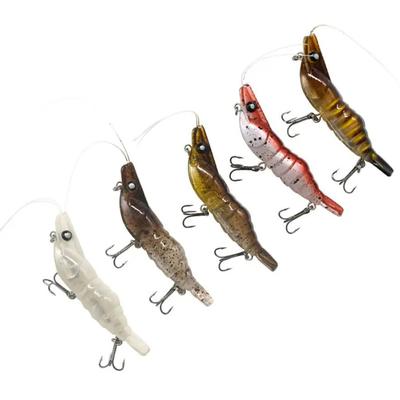 13g 7cm X shrimp fishing lure ABS hard plastic prawn
