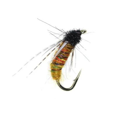 Pupa Fly Brown for Trout Bass Panfish Fishing Wet Flies Lures Bait Fast Sinking