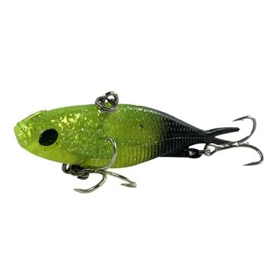 Fishing Lures Custom Color Painting Vibe Soft PVC Bait With VMC Hook Fishing Baits Soft Lure