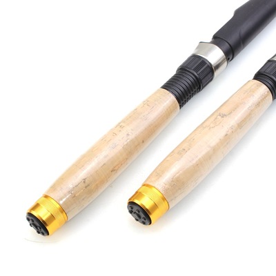 Premium Wood Handle High Carbon Telescopic Fishing Rod 1.8M-3.6M / 5.9ft-12ft Stream River Casting S