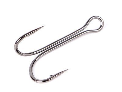 High carbon steel double hook freshwater saltwater fly tying fishing hook