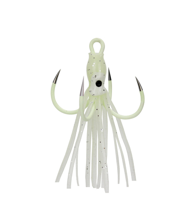 high quality colorful luminous ocean boat sea plastic fishing squid shad soft lure Glow-in-the-dark