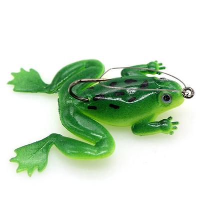 Artificial PVC Topwater Soft Bait Pike Wobblers 3.5cm 6cmFrog Soft Fishing Soft Lure