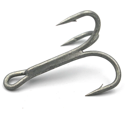 High carbon steel fish hook 5X treble fishing hook
